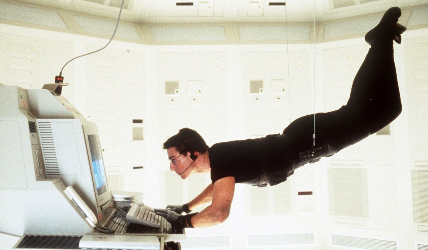 Tom Cruise in a Vault for M-I