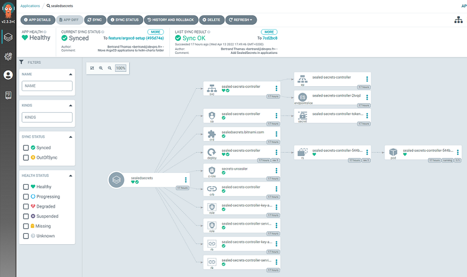 ArgoCD Sealed Secrets screenshot